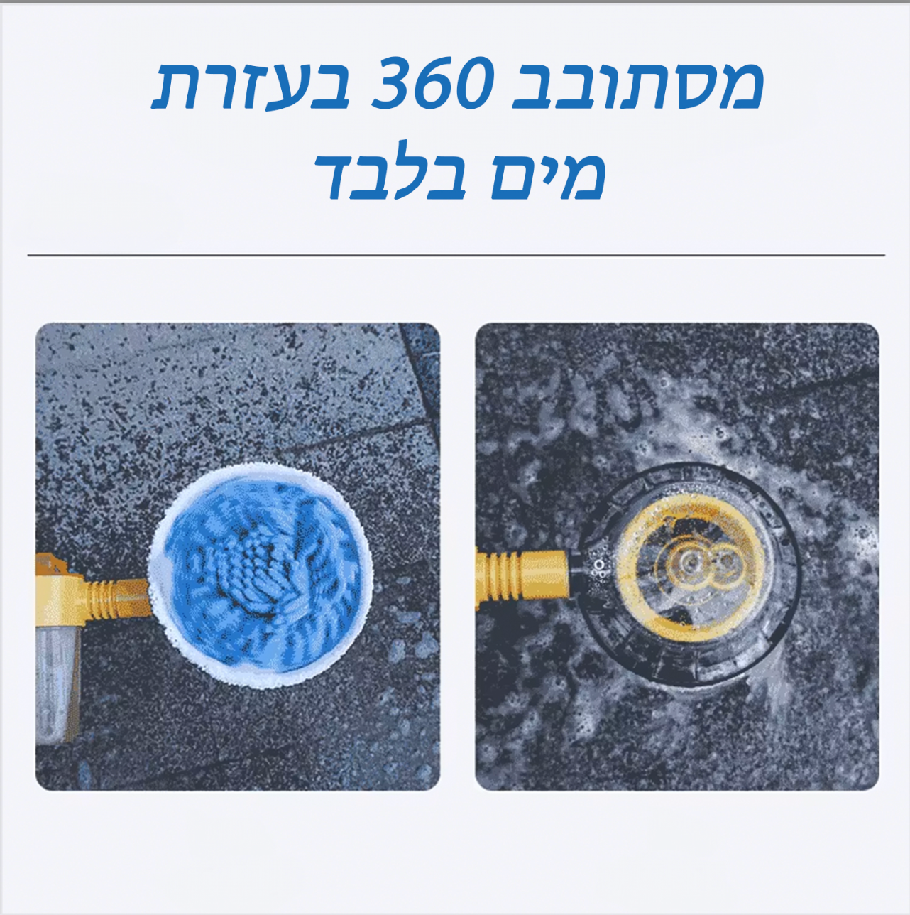 מברשת 360 האוטומטית לניקוי הרכב מבית - Sparkling Cars™️